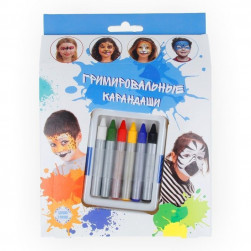 Гримировальные карандаши, Классики, 6 цветов, 1 шт.