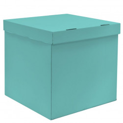 Коробка для воздушных шаров Тиффани, 60*60*60 см, 1 шт.