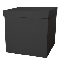 Коробка для воздушных шаров Черный, 60*60*60 см, 1 шт.
