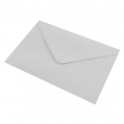 Конверты из дизайнерской бумаги 120 г, Белый, 13,5*19 см, 10 шт.