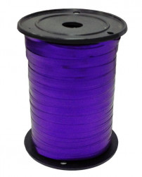 Лента (0,5 см*228,6 м) Фиолетовый, Металлик, 1 шт.