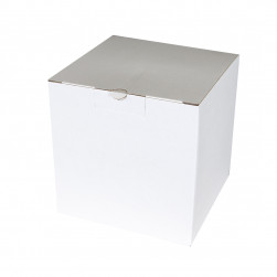 Коробка складная, Белый, 11*11*11 см, 1 шт.