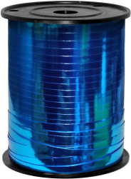 Лента (0,5 см*228,6 м) Синий, Металлик, 1 шт.