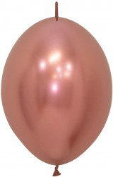 Линколун (12''/30 см) Reflex, Зеркальный блеск, Розовое золото (968), хром, 25 шт.