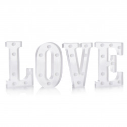 Набор световых фигур Love, 21 см. Белый, 1 шт.