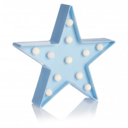 Световая фигура Звезда, 24 см. Голубой, 1 шт.