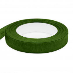 Флористическая тейп-лента (1,2 см*27,43 м) ТВИД-Зеленый, 1 шт.