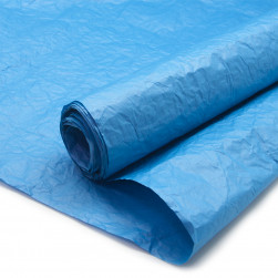 Упаковочная жатая бумага (0,7*5 м) Эколюкс, Синий, Перламутр, 1 шт.