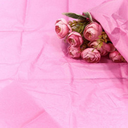 Упаковочная бумага, Тишью (0,5*0,65 м) Розовый, 10 шт.