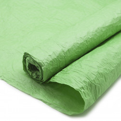 Упаковочная жатая бумага (0,7*5 м) Эколюкс, Темно-зеленый, Перламутр, 1 шт.