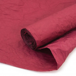 Упаковочная жатая бумага (0,5*5 м) Пергамин, Бордовый, 1 шт.