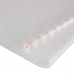 Упаковочная матовая пленка (0,6*10 м) CartaPack Infinity, Бледно-розовый, 1 шт.