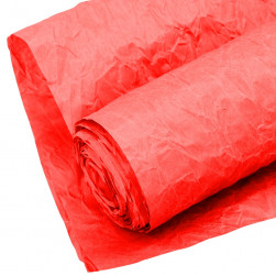 Упаковочная жатая бумага (0,7*5 м) Эколюкс, Красный, 1 шт.