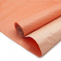 Упаковочная жатая бумага (0,7*5 м) Эколюкс, Красный/Персиковый, 1 шт.