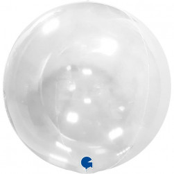 Шар (18''/46 см) Deco Bubble, Прозрачный, Кристалл, 1 шт.