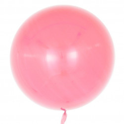 Шар (18''/46 см) Deco Bubble, Светло-розовый, Глянец, 1 шт.