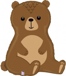 Шар (29''/74 см) Фигура, Лесной Медведь, 1 шт.