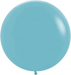 Шар (30''/76 см) Синяя бирюза (038), пастель, 4 шт.
