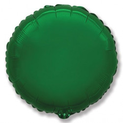 Шар (32''/81 см) Круг, Зеленый, 1 шт.