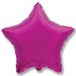 Шар (32''/81 см) Звезда, Пурпурный, 1 шт.
