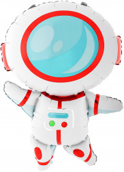 Шар (33''/84 см) Фигура, Космонавт, 1 шт.