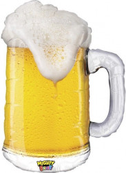 Шар (34''/86 см) Фигура, Пиво в кружке, 1 шт.