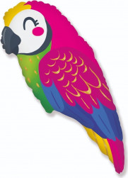 Шар (35''/89 см) Фигура, Яркий попугай, 1 шт.