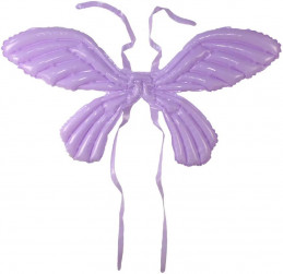Шар (39''/99 см) Фигура 3D, Бабочка, Карнавальные крылья, Сиреневый, 1 шт.