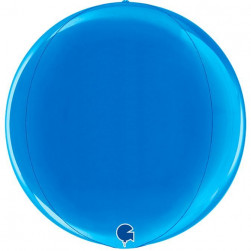 Шар 3D (18''/46 см) Сфера, Синий, 1 шт.