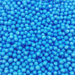 Шарики пенопласт, Синий, 6-8 мм, 10 гр.