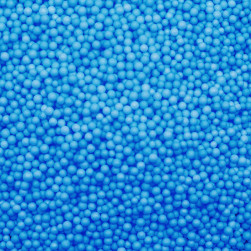 Шарики пенопласт, Синий, 2-4 мм, 10 гр.