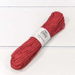 Шнур бумажный (0,15 см*50 м) Красный, 1 шт.