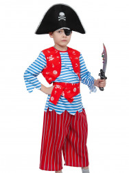 Карнавальный костюм, Пират Билли, р-р S, 1 шт.