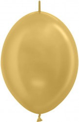 Линколун (12''/30 см) Золото яркое (570), металлик, 50 шт.