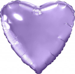 Набор шаров с клапаном (9''/23 см) Мини-сердце, Сиреневый, 5 шт. в упак.