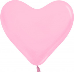 Сердце (12''/30 см) Розовый (009), пастель, 12 шт.