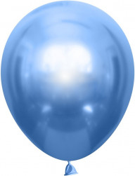 Шар (10''/25 см) Синий, хром, 50 шт.