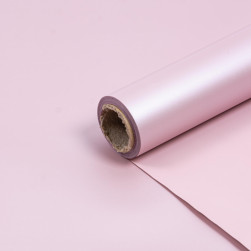 Упаковочная матовая пленка (0,58*10 м) Пыльно-розовый, Перламутр, 1 шт.
