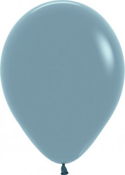 Шар (12''/30 см) Голубой (140), пастель ретро, 50 шт.