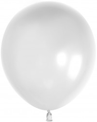 Шар (10''/25 см) Белый (S13/170), пастель, 100 шт.