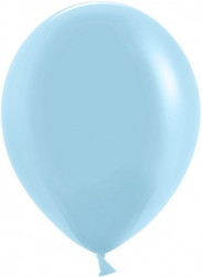 Шар (10''/25 см) Голубой, пастель, 100 шт.