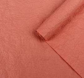 Упаковочная жатая бумага (0,7*5 м) Эколюкс, Оранжевый, 1 шт.