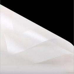 Упаковочная матовая пленка (0,6*0,6 м) Широкая кайма, Белый, 20 шт.