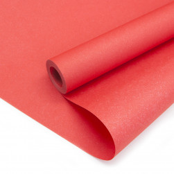 Упаковочная бумага, Крафт (0,5*8,23 м) Красный, 2 ст, 1 шт.