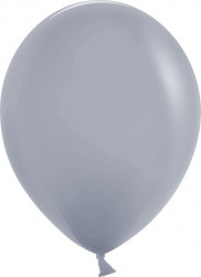 Шар (10''/25 см) Серый, пастель, 100 шт.