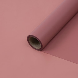 Упаковочная матовая пленка (0,58*10 м) Люкс, Перламутрово-розовый, 1 шт.