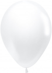 Шар (10''/25 см) Белый (005), пастель, 100 шт.