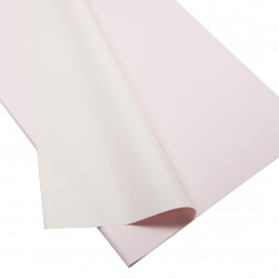 Упаковочная матовая пленка (0,6*0,5 м) Нежно-розовый/Белый антик, 20 шт.