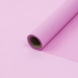 Упаковочная матовая пленка (0,58*10 м) Люкс, Ярко-розовый, 1 шт.