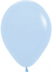 Шар (10''/25 см) Нежно-голубой (640), макарунс, 100 шт.